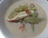 ちくわとフキの煮物を牛乳仕立てで作り方5写真