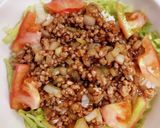 てりマヨそぼろのサラダ丼作り方6写真