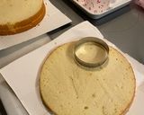 イチゴとチョコの3層ムースケーキ作り方2写真