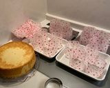 イチゴとチョコの3層ムースケーキ作り方3写真