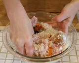 ほうれん草とにんじんの松風焼き作り方3写真