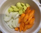 ルー不使用！鯖缶で簡単ほっこりシチュー作り方1写真