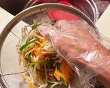 作りおき☆我が家定番もやしと野菜のナムル作り方5写真