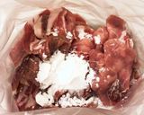 長ネギ・豚肉と卵の甘辛炒め作り方3写真