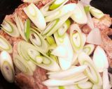 長ネギ・豚肉と卵の甘辛炒め作り方6写真
