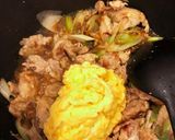 長ネギ・豚肉と卵の甘辛炒め作り方8写真
