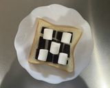 チョコ&マシュマロトースト作り方1写真