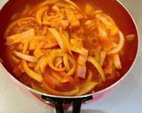 韓国風ロゼパスタ作り方4写真