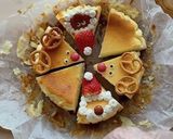 サンタ&トナカイ クリスマスチーズケーキ作り方16写真