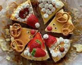 サンタ&トナカイ クリスマスチーズケーキ作り方20写真