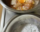 甘辛い鶏そぼろ☆たまごそぼろと唐揚げ弁当作り方6写真