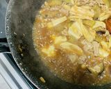 叩きレンコンと豚小間肉の旨煮作り方5写真