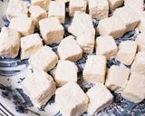 台湾家庭料理**金沙豆腐作り方1写真