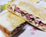 たっぷりきのこのホットサンド作り方5写真