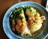 厨房ばあばぁ!丸大根ミンチ炊き。作り方1写真
