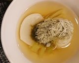 カブとろろ昆布スープ作り方4写真