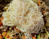 塩麹でお肉柔らかい素麺チャンプルー作り方4写真