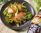 柔らか鶏むねのWおろしぽん酢サラダ作り方9写真