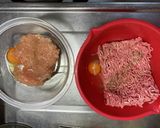 照り焼き肉団子串!作り方1写真