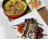 簡単バルサミコソース♪白菜のオープン焼き作り方8写真