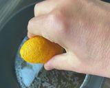 柚子絞り菜の花パスタ作り方3写真