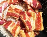 豚バラとキャベツの炊き込みご飯作り方2写真