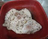 鳥胸ステーキ。切り方2つ好きな方を♪作り方10写真