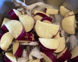舞茸•さつまいも•ミルクカレースープ♪作り方9写真