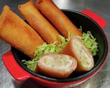 ハムチーズ＆マカロニグラタンの春巻き！作り方6写真