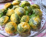 たこ焼き器で☆ブロッコリーのチーズピカタ作り方5写真