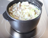 手軽に【塩塗し白菜と豚の味噌スープ】作り方5写真