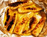 鮭ハラスの塩胡椒焼き作り方3写真