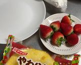 市販のスポンジdeクリスマスリースケーキ作り方1写真