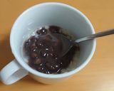 ✯甘糀と小豆でチョコ気分作り方2写真