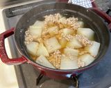 大根とそぼろのあんかけ煮作り方6写真