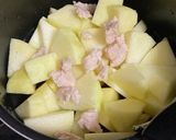 リンゴの酒粕煮作り方1写真