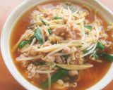 〖 豚こま肉ともやしのあんかけラーメン〗作り方12写真