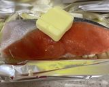 簡単トースターで　甘塩鮭のホイル焼き作り方3写真