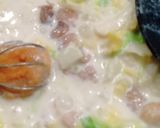 こく旨♪塩もみ白菜と豚肉のミルクスープ作り方4写真
