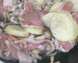 豚肉としめじとじゃがいものオイスター炒め作り方2写真