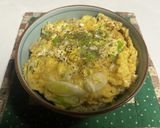 クリームリゾットの洋風親子丼作り方9写真