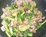 ブロッコリーと豚こま肉の焼肉のたれ炒め作り方5写真