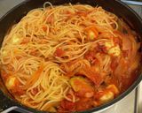 なすとベーコンのモッツァレラトマトパスタ作り方7写真