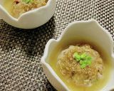 とろろ昆布餡がけ　鯖缶と蓮根の饅頭作り方6写真