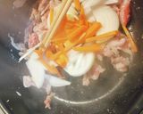 野菜たっぷり！ミルクスープパスタ☆作り方4写真