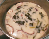 牛乳活用　野菜たっぷりほうれん草のスープ作り方3写真