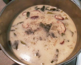 牛乳活用　野菜たっぷりほうれん草のスープ作り方4写真