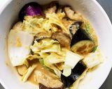 レンジ肉無きな粉味噌醤油鍋味白菜回鍋肉風作り方12写真