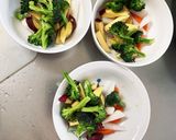 根菜茄子コク旨甘酸っぱ炒め味温野菜サラダ作り方7写真