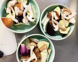 根菜茄子コク旨甘酸っぱ炒め味温野菜サラダ作り方11写真